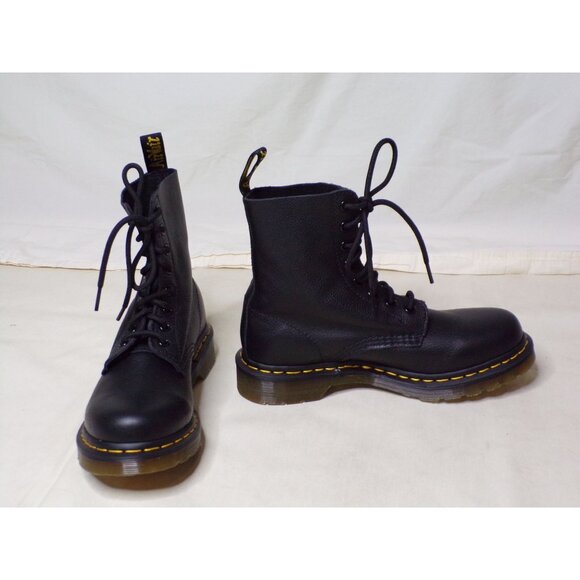 🆕 DR. MARTENS 1460 Pascal Water Resistant Ankle Boot Bootie Black 7 - Picture 7 of 13